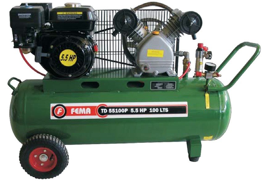 Compresor Aire Fema Correa 120 Litros 3 Hp 220v